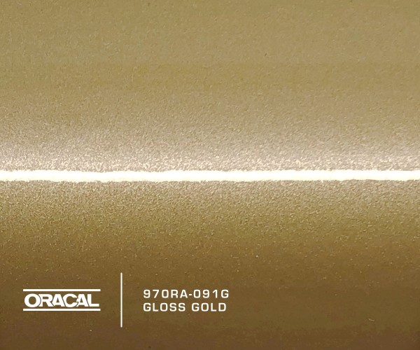 Oracal 970RA-091G Gloss Gold