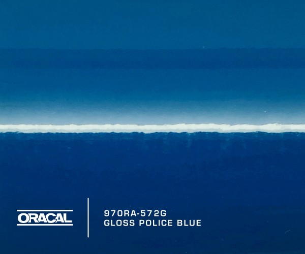 Oracal 970RA-572G Gloss Police Blue