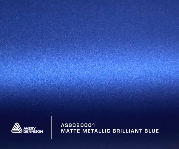 Avery Matte Brilliant Blue Metallic