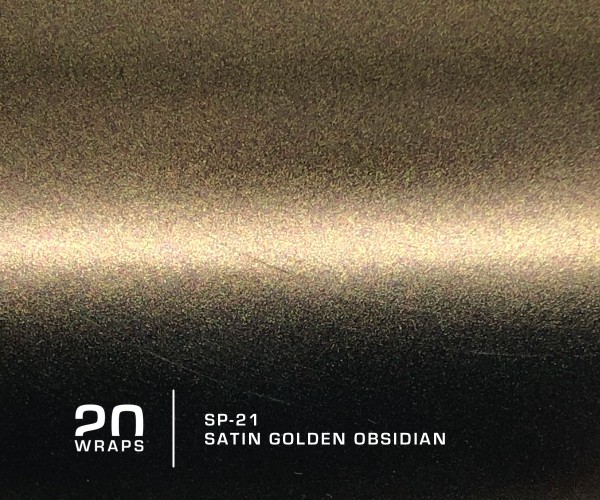 20WRAPS SP-21 Satin Golden Obsidian