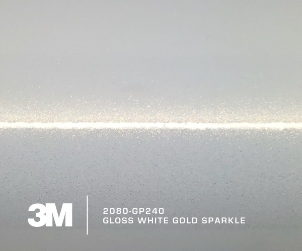 3M 2080-GP240 Gloss White Gold Sparkle