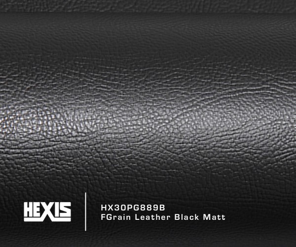 HEXIS® HX30PG889B FGrain Leather Black Gloss