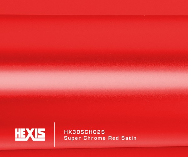 HEXIS® HX30SCH02S Super Chrome Red Satin
