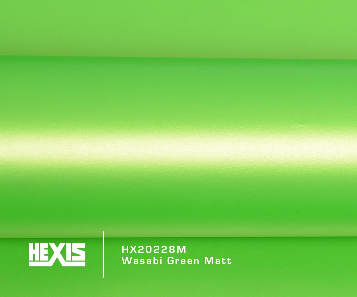 HEXIS® SKINTAC HX20228M Wasabi Green Matt Wrap folie WrapSupply