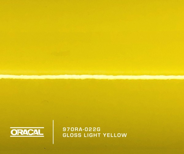 Oracal 970RA-022G Gloss Light Yellow