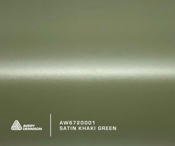 Avery Satin Khaki Green