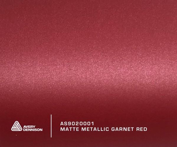 Avery Matte Garnet Red Metallic