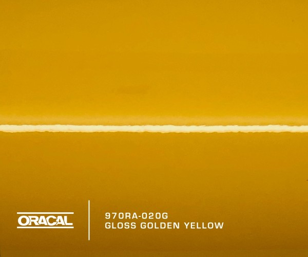 Oracal 970RA-020G Gloss Golden Yellow