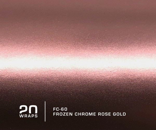 20WRAPS FC-60 Frozen Chrome Rose Gold