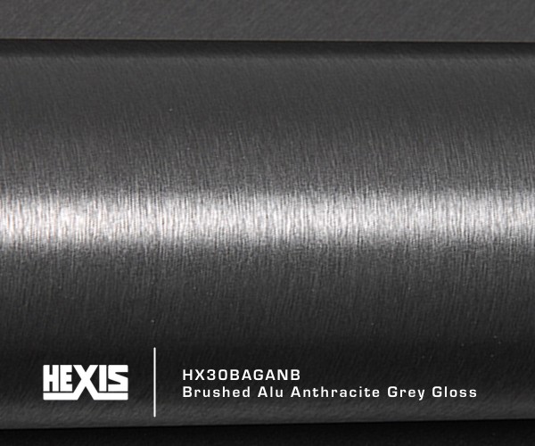 HEXIS® HX30BAGANB Brushed Alu Anthracite Grey Gloss
