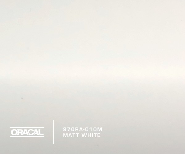 Oracal 970RA-010M Matt White