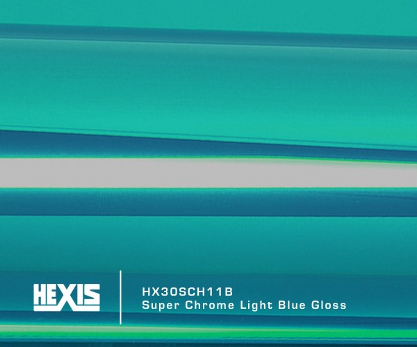 HEXIS® HX30SCH11B Super Chrome Light Blue Gloss