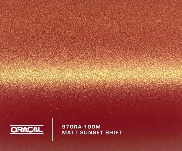 Oracal 970RA-100M Matt Sunset Shift