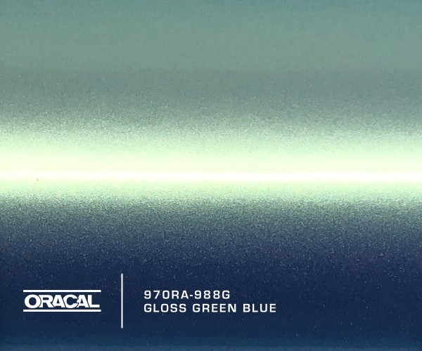 Oracal 970RA-988G Gloss Green Blue