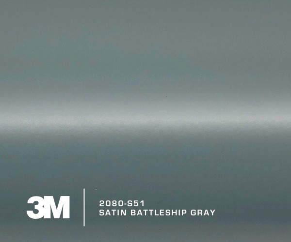 3M 2080-S51 Satin Battleship Gray