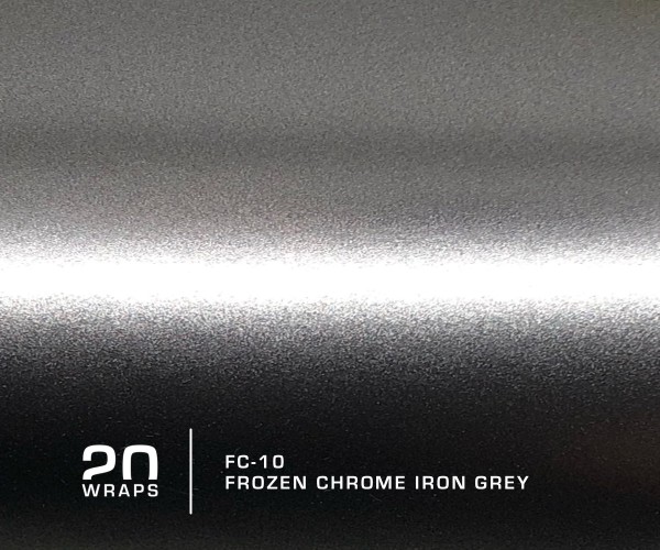 20WRAPS FC-10 Frozen Chrome Iron Grey