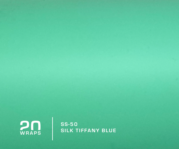 20 WRAPS SS-50 Silk Tiffany Blue