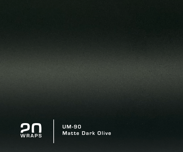 20 WRAPS UM-90 Matte Dark Olive