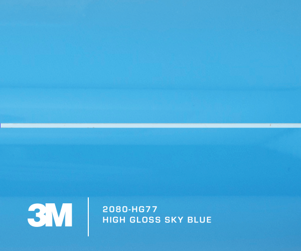 3M 2080-HG77 High Gloss Sky Blue