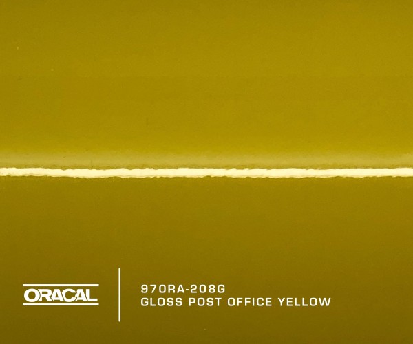 Oracal 970RA-208G Gloss Post Office Yellow