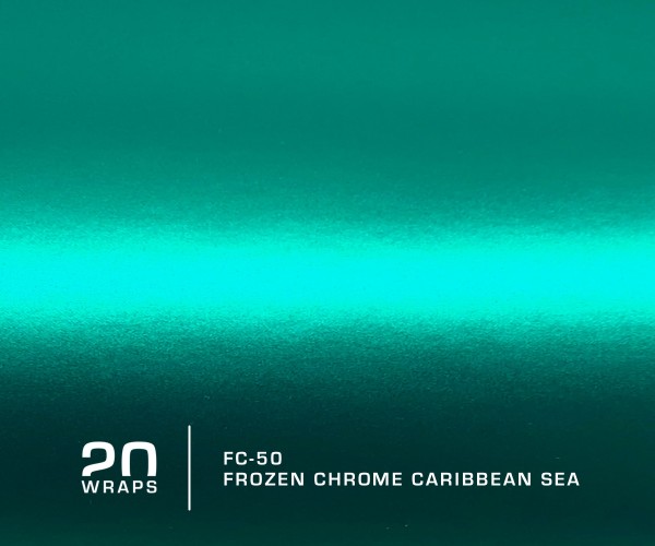20WRAPS FC-50 Frozen Chrome Caribbean Sea