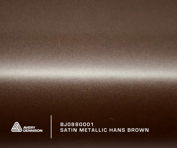 Avery Satin Metallic Hans Brown