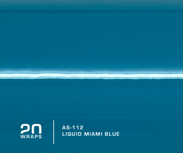 20 WRAPS AS-112 Liquid Miami Blue