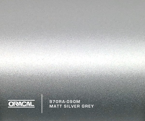 Oracal 970RA-090M Matt Silver Grey