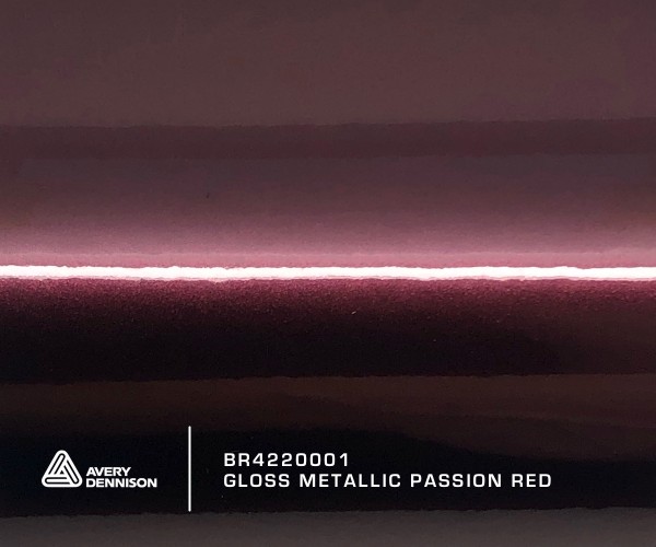 Avery Gloss Metallic Passion Red
