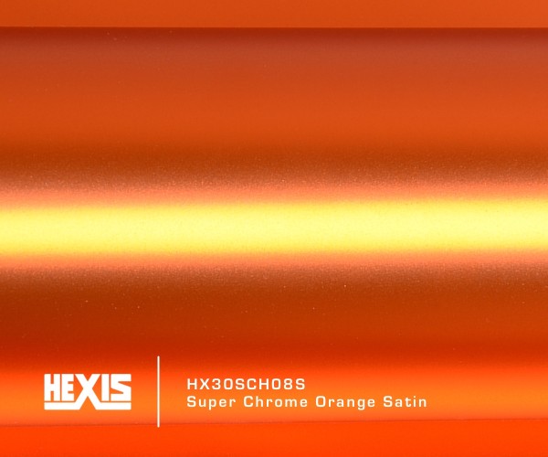 HEXIS® HX30SCH08S Super Chrome Orange Satin
