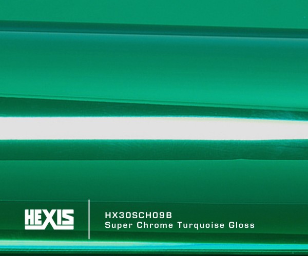 HEXIS® HX30SCH09B Super Chrome Turquoise Gloss
