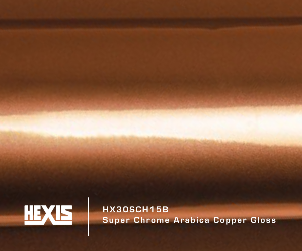 HEXIS® HX30SCH15B Super Chrome Arabica Copper Gloss