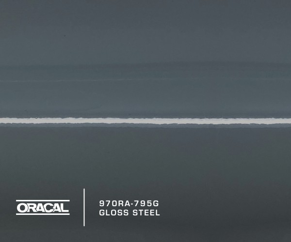 Oracal 970-795GRA | Stahlgrau glanz (Rapid Air)