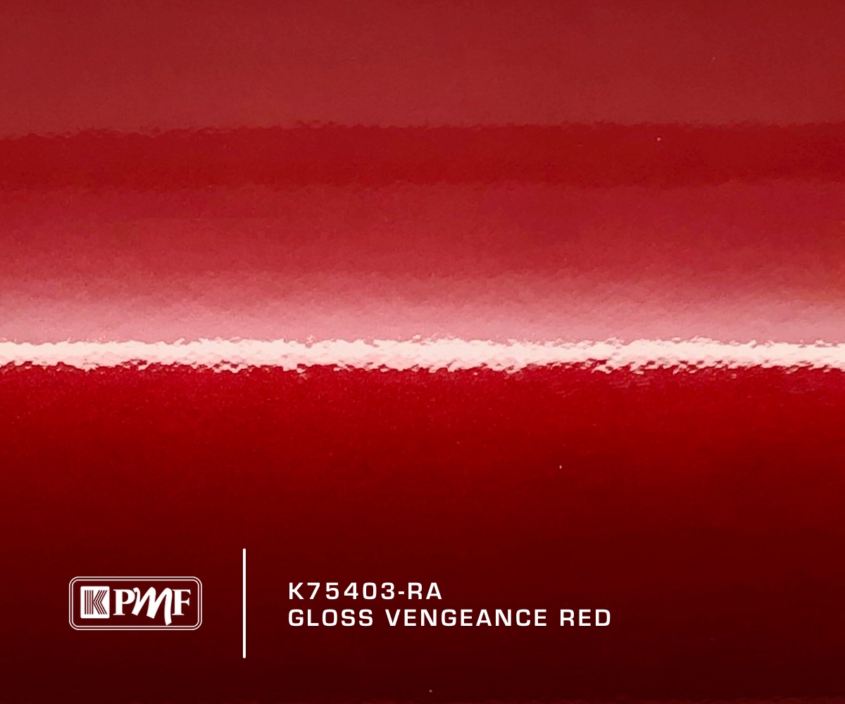 KPMF K75403 Gloss Vengeance Red Wrap film WrapSupply