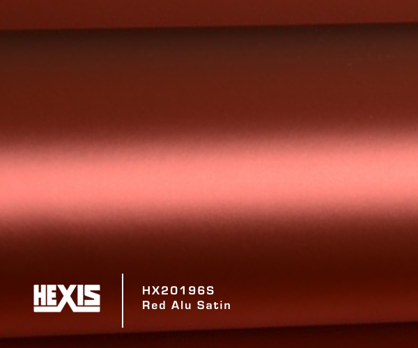 HEXIS® HX20196S Red Alu Satin