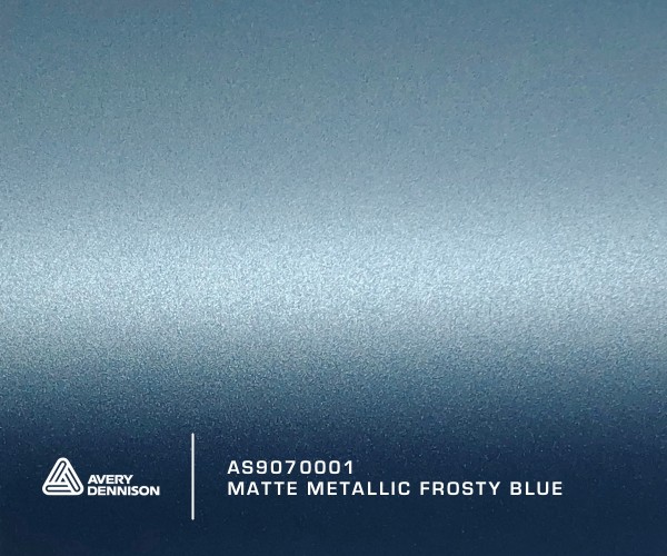 Avery Matte Frosty Blue Metallic