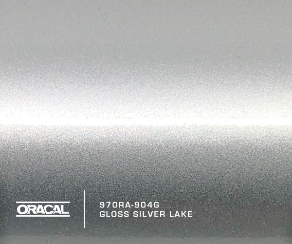 Oracal 970RA-904G Gloss Silver Lake