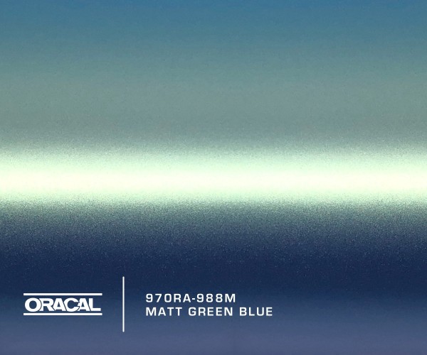 Oracal 970RA-988M Matt Green Blue