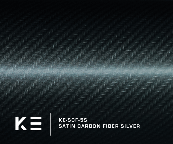 KE-SCF-5S - Satin Carbon Fiber Silver