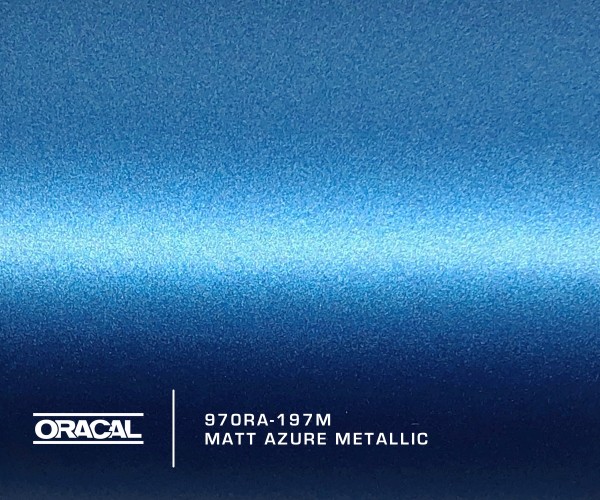Oracal 970RA-197M Matt Azure Metallic