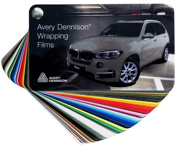 Avery Supreme Wrapping Film kleurenwaaier