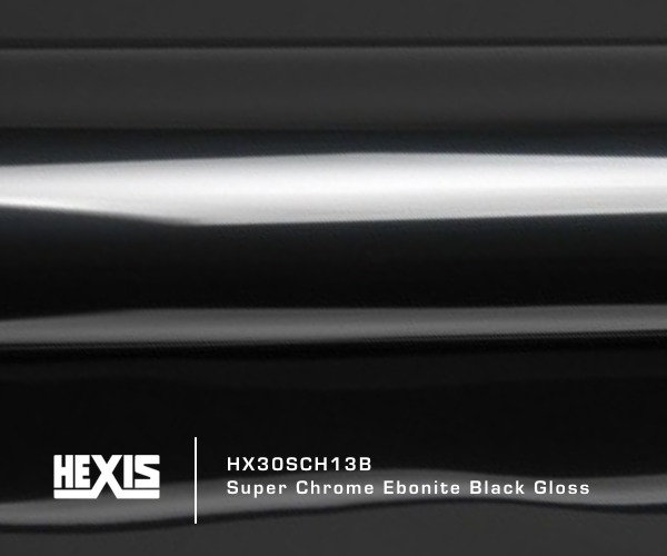 HEXIS® HX30SCH13B Super Chrome Ebonite Black Gloss