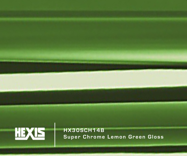 HEXIS® HX30SCH14B Super Chrome Lemon Green Gloss