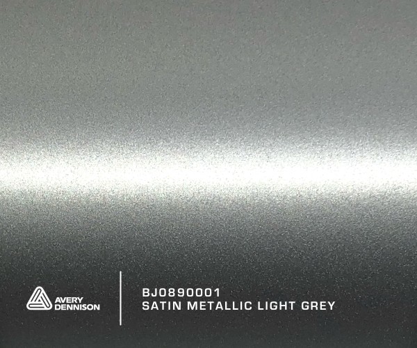 Avery Satin Metallic Light Grey