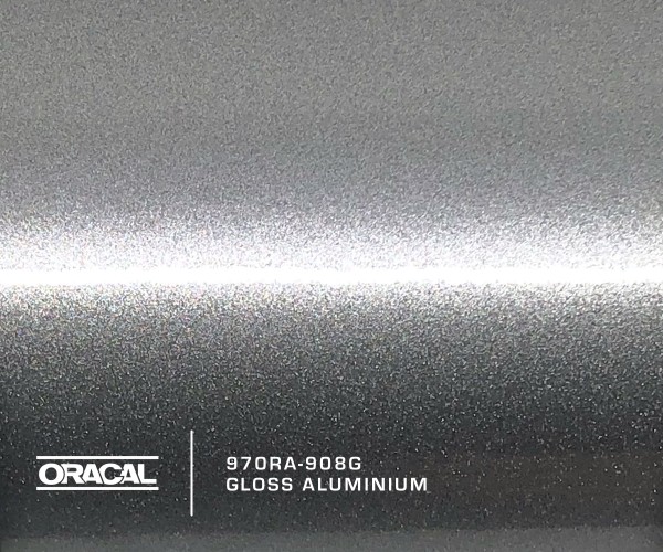 Oracal 970RA-908G Gloss Aluminium
