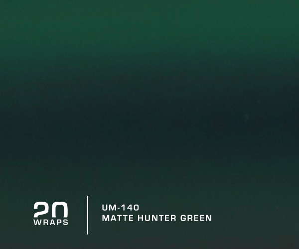 20 WRAPS | UM-140 | Matte Hunter Green