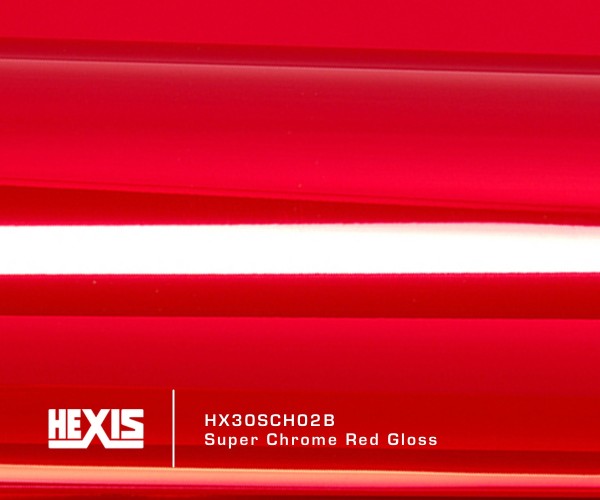 HEXIS® HX30SCH02B Super Chrome Red Gloss