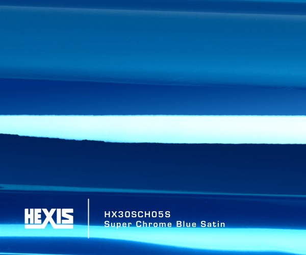 HEXIS® HX30SCH05S Super Chrome Blue Satin