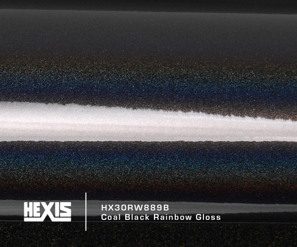HEXIS® HX30RW889B Coal Black Rainbow Gloss