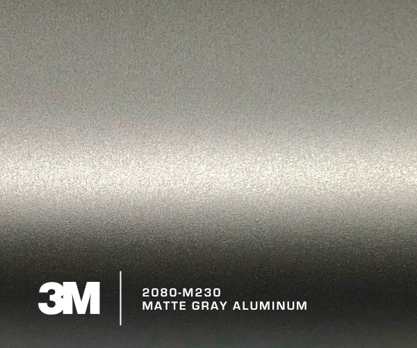 3M 2080-M230 Matte Gray Aluminium